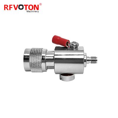 China Brass Arrester 6Ghz N Male To Female RP SMA Jack 90V Gas Discharge Tube Surge Arrester Lightning Arrester for sale