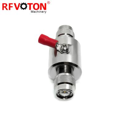 China Coaxial RF Gas Discharge Tube Surge Arrester with TNC Male to Male TNC Connectors (dc-3GHZ) 90V 230V TNC MALE Arrester for sale