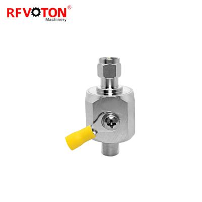 China RF 3Ghz Male to F Female Square Surge / Arrester Gas Tube Discharge 90V 230V 360V Surge Arrester for sale