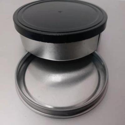 China No machine needed 2022 HOT sale 100ml 3.5g tin can pressitin empty canister self closed by hand for sale