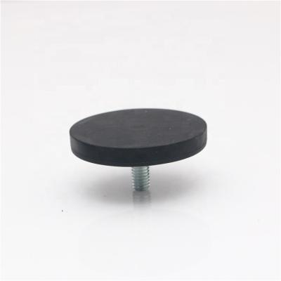 China Industrial Stong Magnet Factory Price Pull Force Neodymium Rubber Coated Magnet With Outer Wire for sale