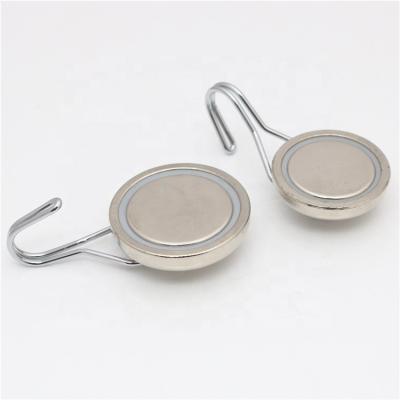 China Industrial Magnet 30 Years Experience High Quality Neodymium Pot Magnet With Swivel Hook for sale