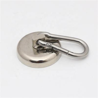 China Industrial Magnet 30 Years Experience High Quality Neodymium Magnetic Hook With Carabiner for sale