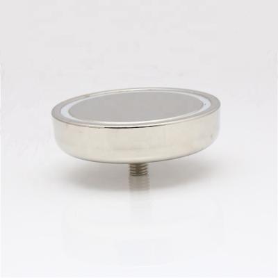 China Superior Quality Industrial Magnet Pull Force D12mm Strong Neodymium Holding Pot Magnet for sale