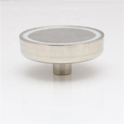 China Ultra-Strong Industrial Magnet Pull Force D75mm Neodymium Pot Magnet With Internal M10 Thread for sale