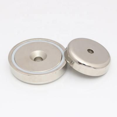 China Hot Selling Industrial Magnet Diameter 20mm Fastener 24Lbs NdFeB Pot Magnetic Magnet for sale