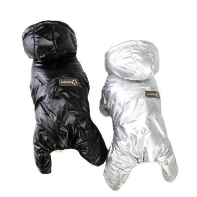 China High End Luxury Fashionable Brand Dog Stocked Waterproof Zipper Dog Clothes Coat for sale