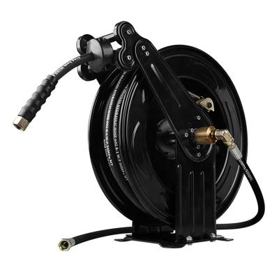 China Sonlin Adjustable High Pressure Joint Stainless Steel Hose Reel 4350 PSI 50 Ft Increase Garden Hose Water Spray Gun Garden for sale