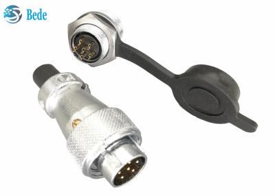 Chine Support de panneau WS16 8 plastique mou de PVC de 9 10 Pin Circular Connector avec le cache anti-poussière à vendre