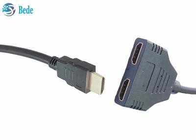 China El divisor 1 de HDMI en 2 hacia fuera, divisor lleno de HD 1080P 3D4K HDMI para los monitores duales duplica/espejo en venta