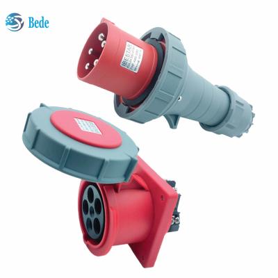 China Waterdichte Industriële de Stopcontactdozen 5Pins 3P+N+E 63Amp van IP67 en 125Amp-Comité Opzettend Type Te koop