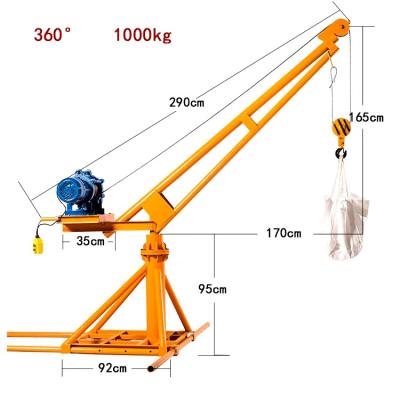 China Other High Capacity Load Lifting Mobile Crane Heavy Duty Mobile Crane Construction Lifting Mini Crane for sale