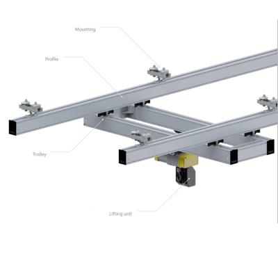 China Aluminum Crane Bridge Crane Light Weight KBK Lifting Product for sale