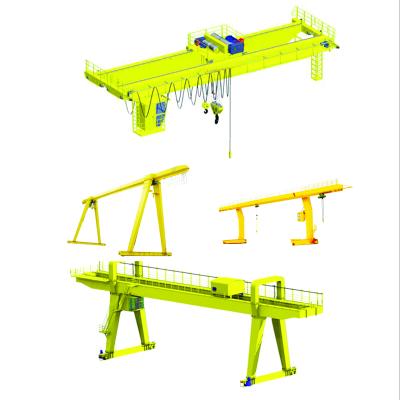 China Gantry Crane One-leg Double Girder Gantry Crane With Hook Cap.5-75/20t for sale