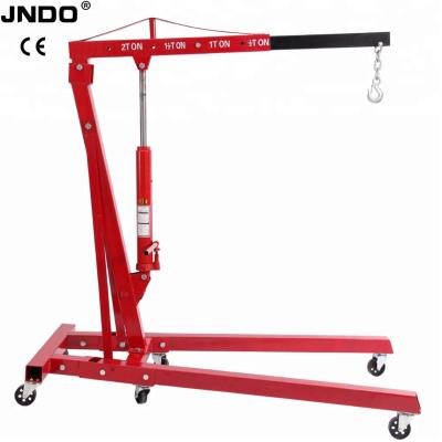 China Hydraulic Foldable Motor Crane / Bridge Crane 2ton Car Shop Cranes / Mini Lifting Crane for sale