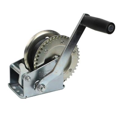 China Traction and Lift Loads Galvanized Hand Winch Mini Crank Winch for sale