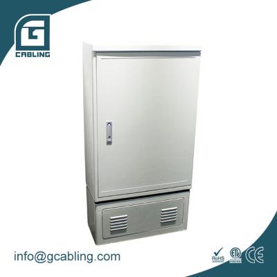 China Factory Price FTTX FTTB Gcabling Fiber Optic Fiber Splice Cabinet 288 Core Frame Max Cabinet Fiber Distribution Cabinet for sale