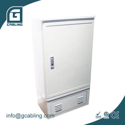 China SMC (Metal Case Optional) Gcabling 144 Cores Outdoor Fiber Optic Cabinet SMC Fiber Cabinets for sale