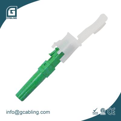 China FTTX Gcabling LC APC Fiber Optic Fast Connector LC Connector Fiber Optic For Fiber Connector for sale