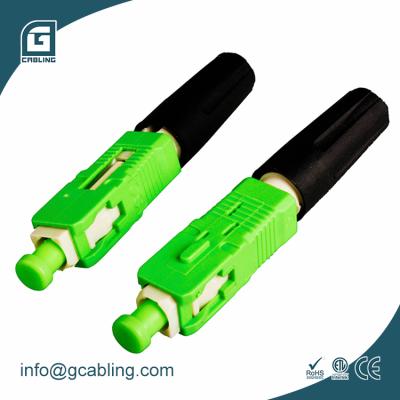 China FTTX Gcabling SCapc Fiber Optic Adapt Fiber Optic Connector SC/UPC SC/APC Fast Fast Fiber Optic Connector Cable Connector for sale