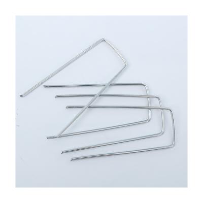 China Soft Steel Nail Garden Stakes Professional Manufacturing U Type Soft Staple for sale