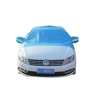 China Custom UV Protection Universal Fitted 5 Layers Full Blue SUV Car Cover For Small Car for sale