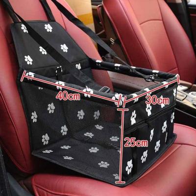 China Portable Universal General Multi Pocket Hanging Black Oxford Cloth Car Back Seat Organizer Bag for sale