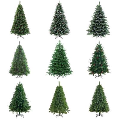 China Environmental Friendly adornos de navidad Xmas Tree High Quality Green Pvc 4ft 5ft 6ft 7ft 8ft Pe Mixed Made Artificial Christmas Tree With Ornaments for sale