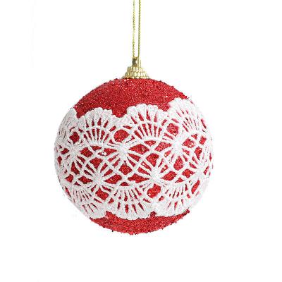 China Environmental Friendly Xmas Tree Hanging Ornament 8 Cm Christmas tree balls Shatterproof Foam Ornament Baubles Christmas Balls for sale