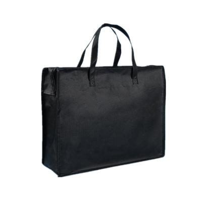 China Eco - Friendly Recyclable Custom Non Woven Fabric Eco - Friendly Zipper Bag With Top for sale