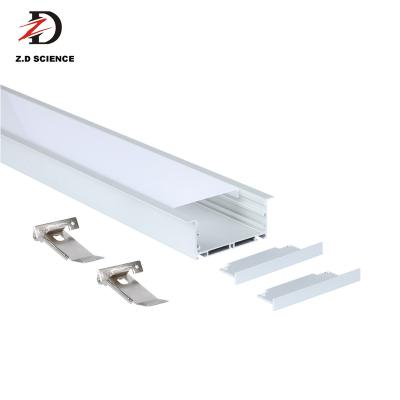 China 6063 Decorations Alloy LED Profile Recessed Light Aluminum Channel Aluminum Profile Easy Installation for sale