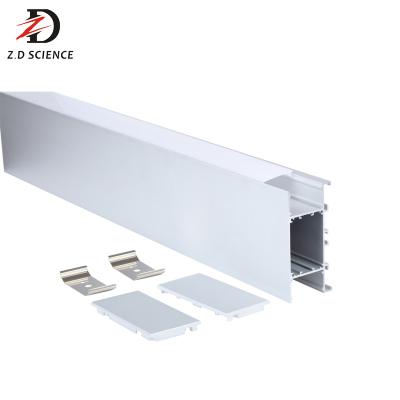 China Decorations Wall Mount Light Up And Down Aluminum Extrusion For LED Linear Light for sale