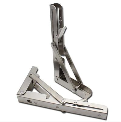 China Modern triple triangular right angle bracket shelf spring bracket billy folding divider stainless steel style movable shelf for sale