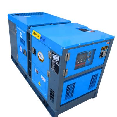 China 25 KVA Engine Diesel Generator 25 KVA Portable Soundproof Electric Silent Price 30 Kw Generator Genset 8-10 Hours Continuous Running for sale