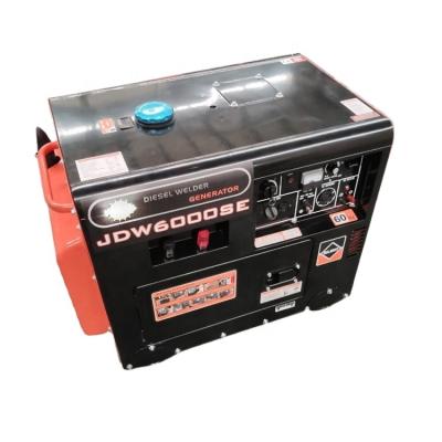 China Cheap JLT POWER Welder 5KVA Portable Diesel Electric Welding Machine Welding Generators JDW6000SE for sale