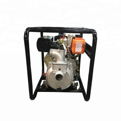 China 186F irrigation and agriculture diesel engine powered 4 inch diesel water pump for sale