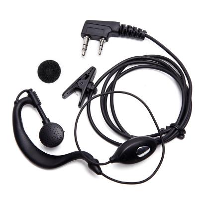 China Common Cable 992 Ear Intercom Single Earpiece Leather Earphone Baofeng BF-888S UV5R Dedicated for sale