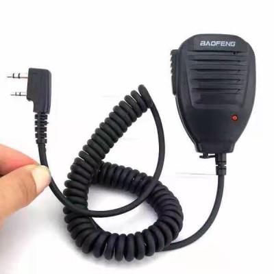 China Original Baofeng Handheld Microphone China Best Price Dual Band Microphone For Uv-5r Uv-82 888s Speaker Shoulder Handheld Microphone for sale