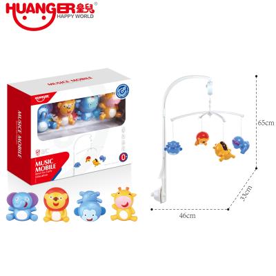 China Toy Huanger Wind Hanging Toys Bedside Game Rattle Mobiles Baby Musical Educational Animal Bed Bell for sale