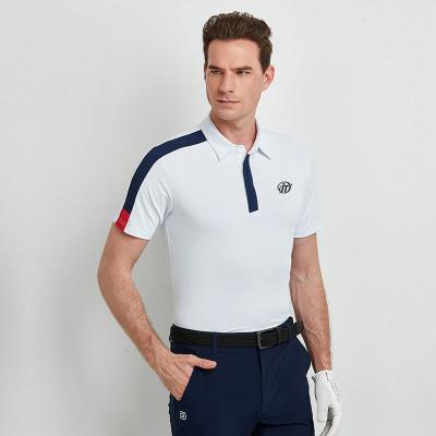 China Anti-wrinkle factory wholesales luxury clean T-shirts men's casual golf polo shirt for sale