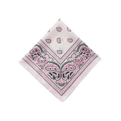 China Multifunctional Scarf Fashion Customized 100% Polyester Screen Printed Factory Cheap Bandanas for sale