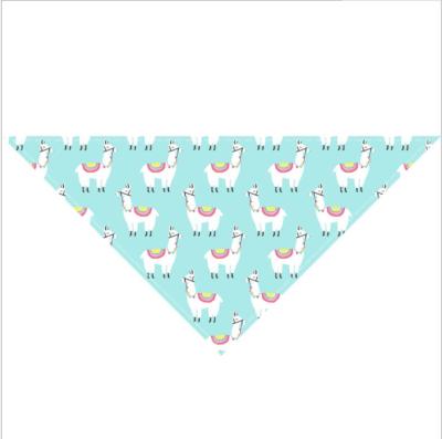 China Factory Direct Sale Soft Custom Dog Scarf Neckerchief Triangle Custom Design Pet Bandana for sale