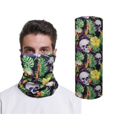 China Custom Outdoor Activities Logo Printed Breathable Multifunction Seamless Tube Neck Cuff Scarf Bandana For Motorcycle for sale