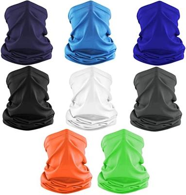 China Multifunctional Wholesale Cooling Breathable Neck Cuff Balaclava Bandanas Scarf Face Cover For Women Men Seamless Bandana for sale