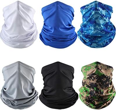 China Multifunctional Silk Like Headband Cotton Neck Cuff Bandana Square Head Scarf for sale