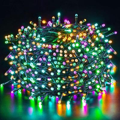 China Cheap 8 Twinkle Fashion Decorative EU String Light 50m 250 LED Indoor/Outdoor Tree Plug In Micro Fairy LED String Light for sale