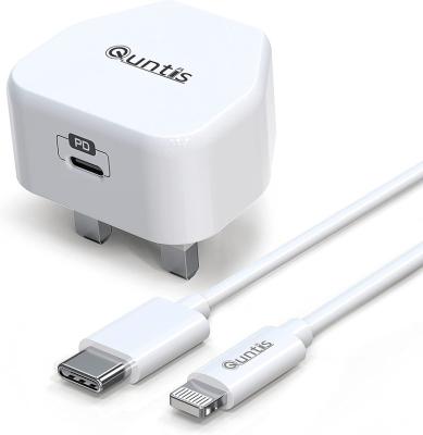 China Mobile Phone Quntis 20W Fast Speed ​​Data Cable With Super USB-C Mobile Phone Chargers Adapter for sale