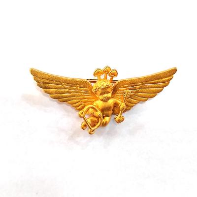 China New Design Wholesale Price Jewelry Gift Party Brooches Fashionable Cupid Shaped Brooch for sale