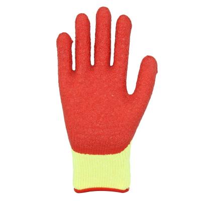 China Safety Work Latex Coated Gloves Cheap Red Palm Latex Coated Gloves for sale