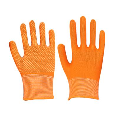 China Flexible Nylon 13 Gauge Mini PVC Dotted Safety Hand Gloves Protective Work Gloves for sale